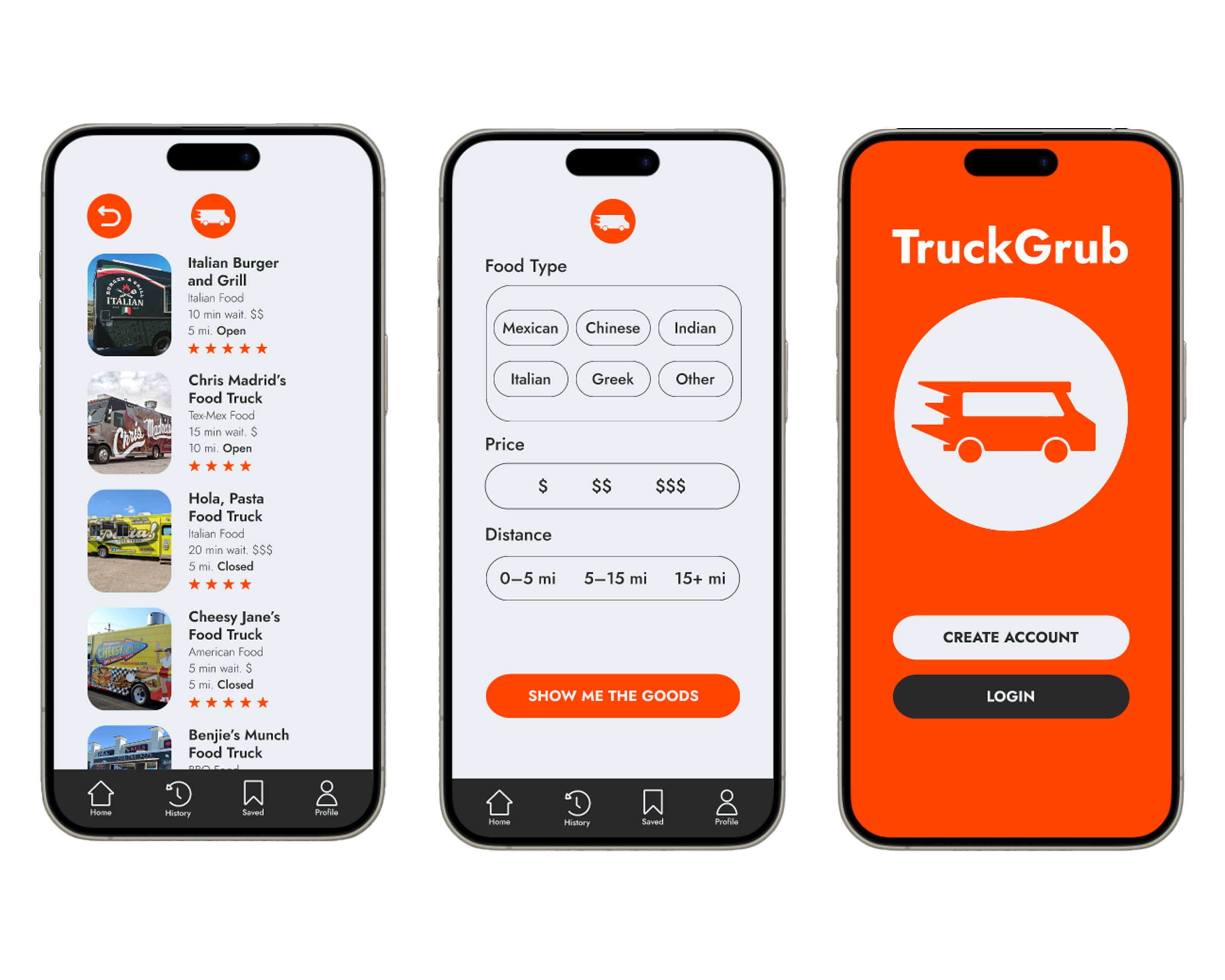 TruckGrub application project