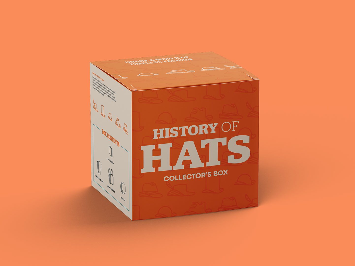 History of Hats collector's box