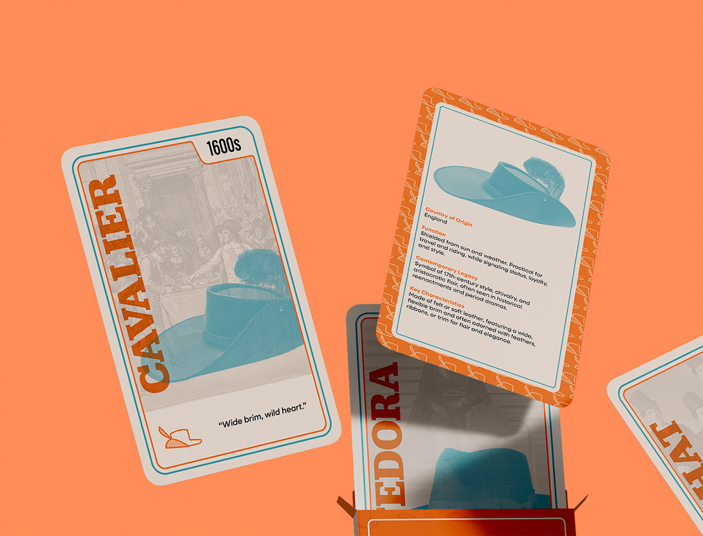 History of Hats collector cards