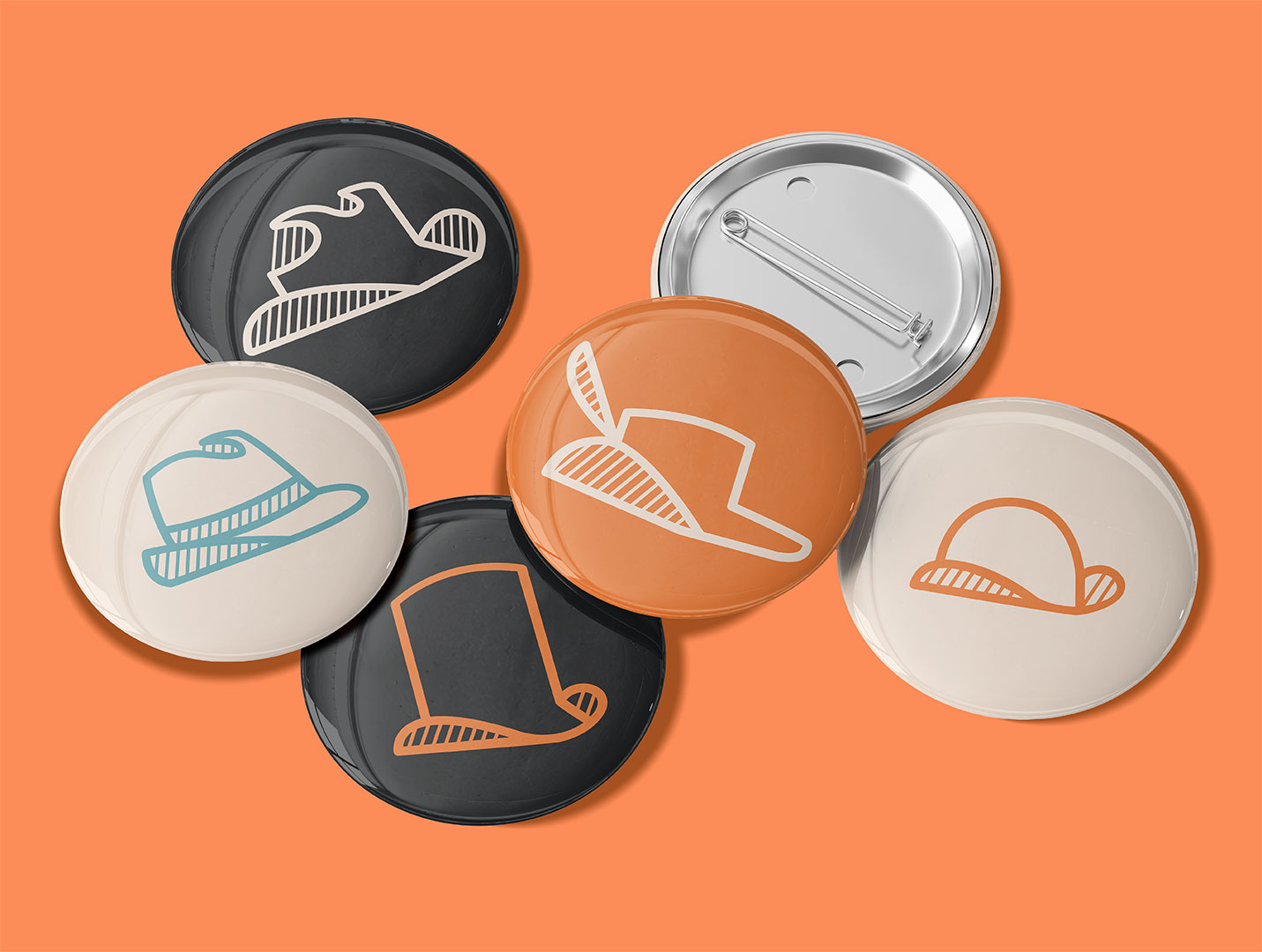 History of Hats collector's pins