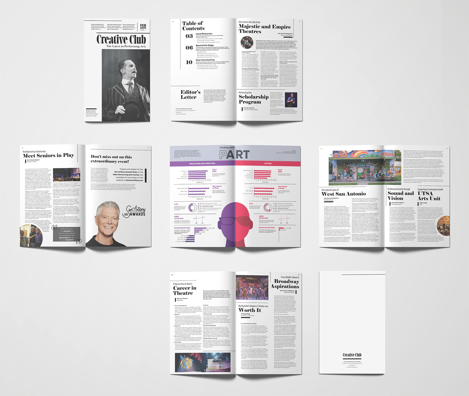 Creative Club full magazine pages