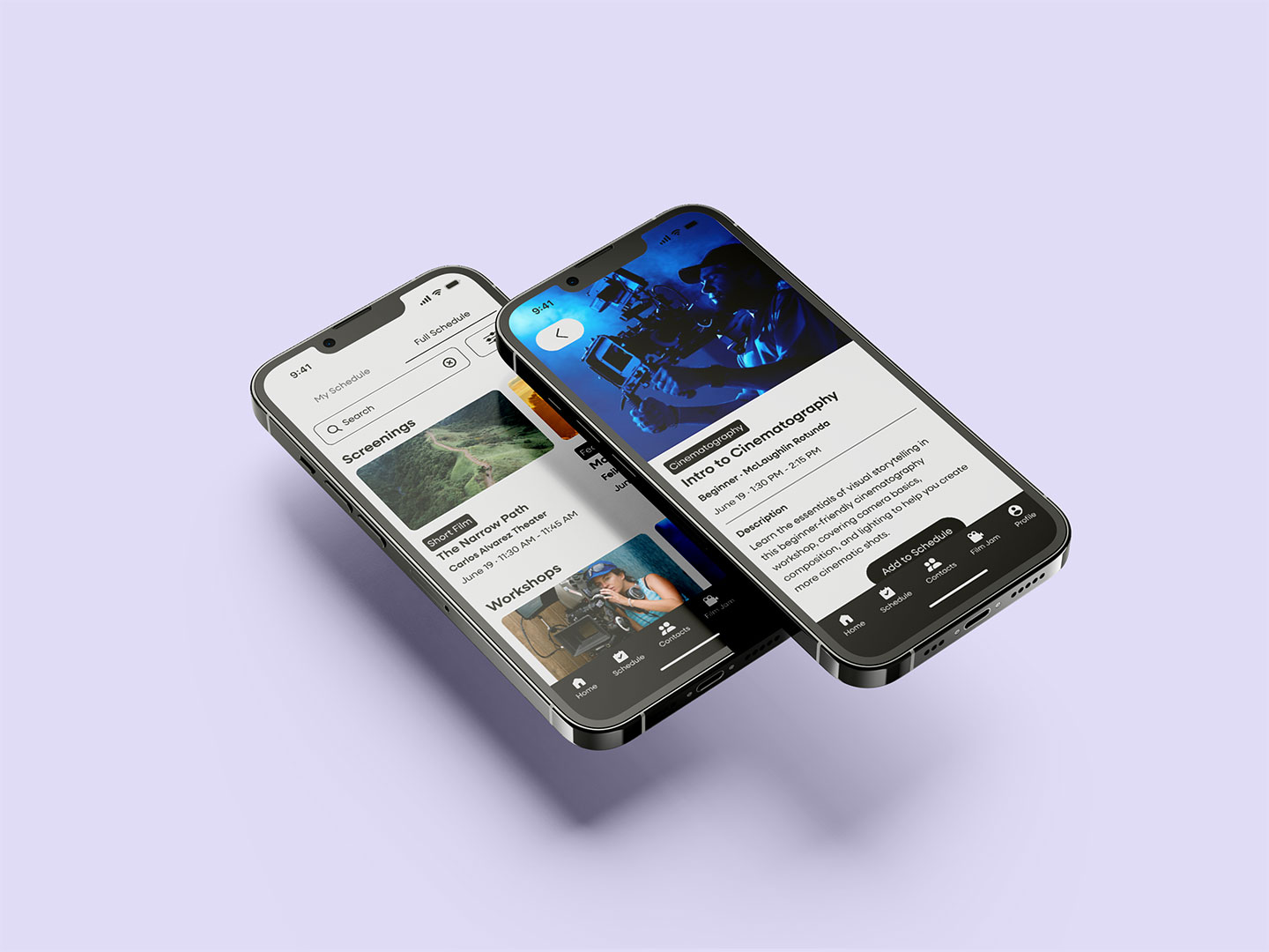 Kingdom Creatives mobile app screens